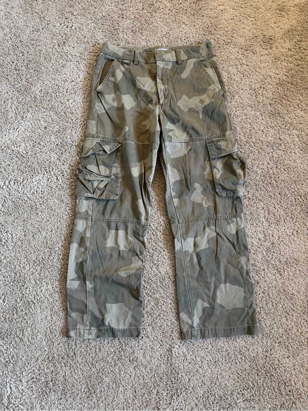 Pistola Addie High Rise Cargo Trouser in Camo